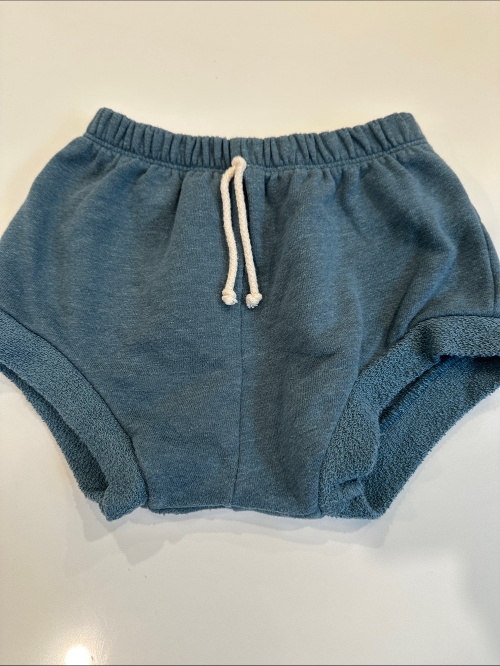 Childhoods Clothing Blue French Terry Bloomers Shorts Kids Size 8/9 Made in USA